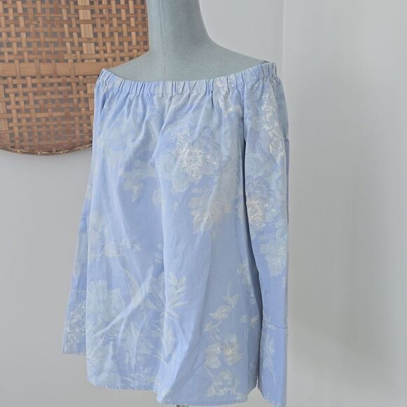 Lafayette 148 | Off the Should Floral Top - Picture 2 of 6